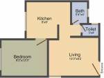 floorPlan of High Life Builders And Developers Shreya Apartment