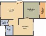 floorPlan of High Life Builders And Developers Shreya Apartment