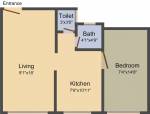 floorPlan of High Life Builders And Developers Shreya Apartment