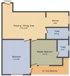 floorPlan of SR Constructions Noida Dream Height 2