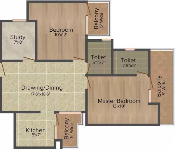 floorPlan of Gaurs Galaxy Royale