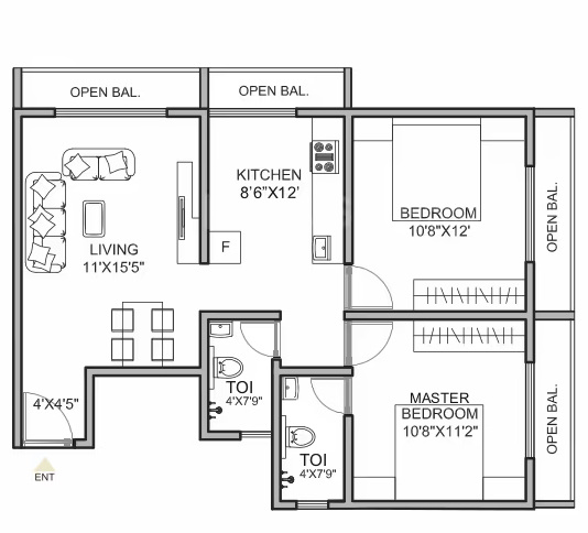 Floor Plan vrindavan flora Floor Plan Floor Plan