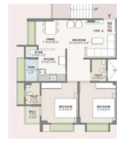  ratnasagar heights Floor Plan Floor Plan