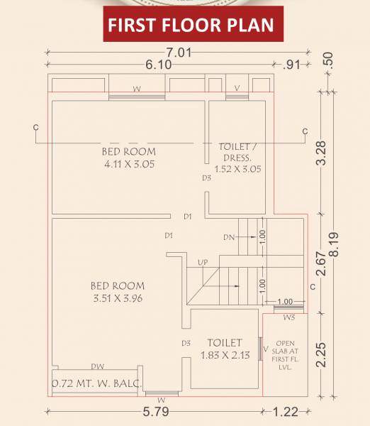  kesar-45 Floor Plan First Floor Plan