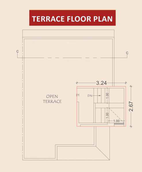  kesar-45 Floor Plan Terrace Floor Plan