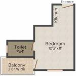 floorPlan of AKH Developer Pvt Ltd Upwan Residency