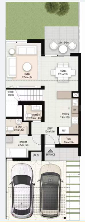  elan tilal al ghaf Floor Plan Ground Floor Plan