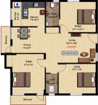 floorPlan of StepsStone Vatsa 4 AVM