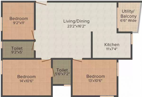 floorPlan of NSR Greens