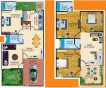 floorPlan of Ritu 11th Mile Garden City Villas