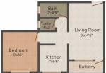 floorPlan of Dream Home Residency