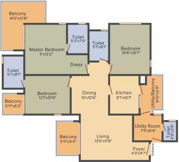  premia-towers Floor Plan Floor Plan