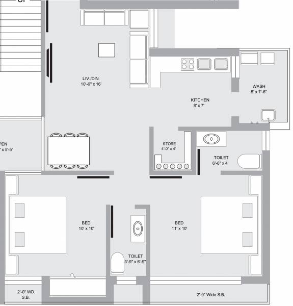 floorPlan of Arihant Silver Dream 2