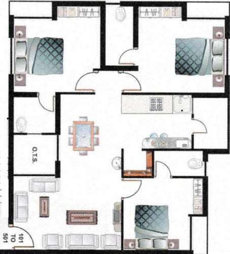 floorPlan of Shree Siddhi Vinayak