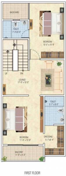  royal-exotica Floor Plan First Floor Plan