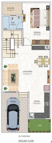  royal-exotica Floor Plan Ground Floor Plan