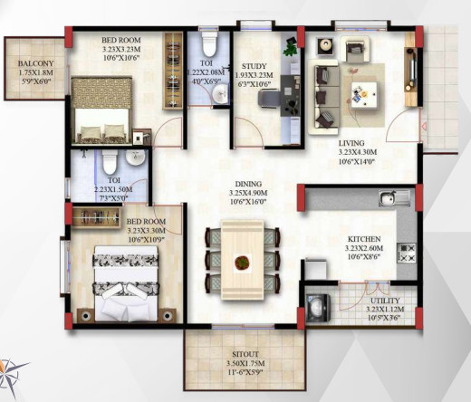  zassz bliss Floor Plan Floor Plan