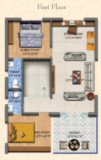  sri-village-villas Floor Plan First Floor Plan