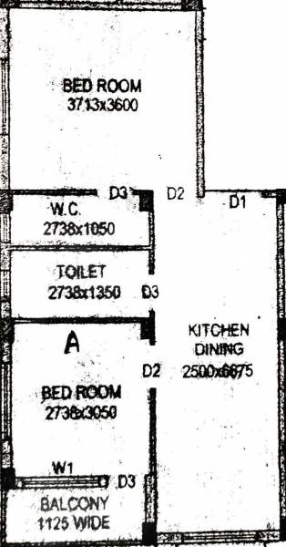floorPlan of Venesis Shibani Apartment 5