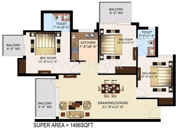 Sidhartha NCR Lotus (3BHK+2T (1,496 sq ft) 1496 sq ft) Sidhartha NCR Lotus (3BHK+2T (1,496 sq ft) 1496 sq ft)