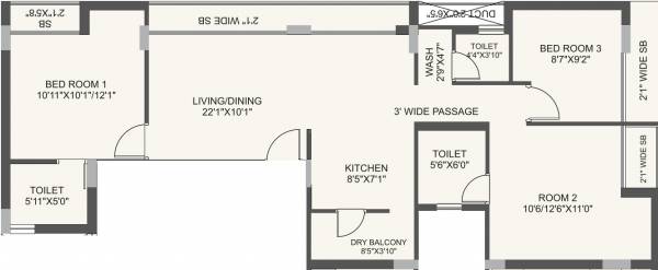 floorPlan of Shyam Ganga Sanidhya