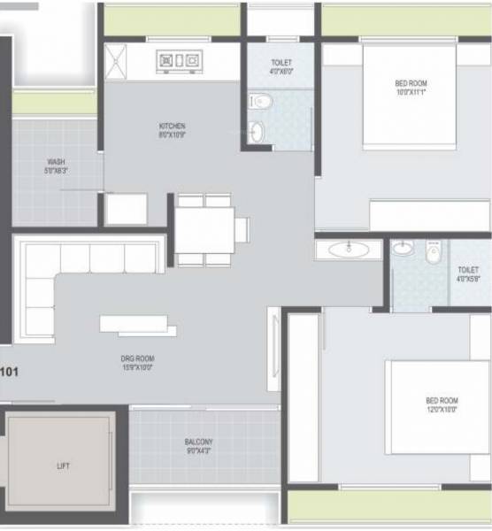 floorPlan of Dharti Kesar Hill