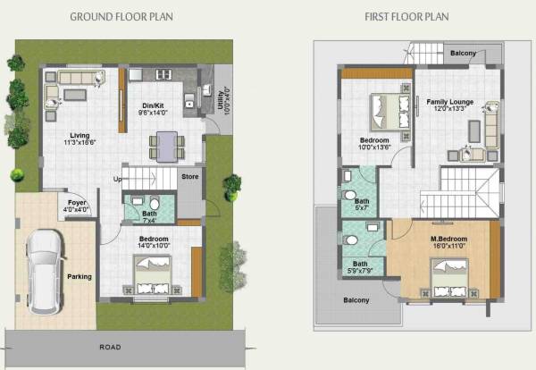 floorPlan of Metropolis Fair Oaks III