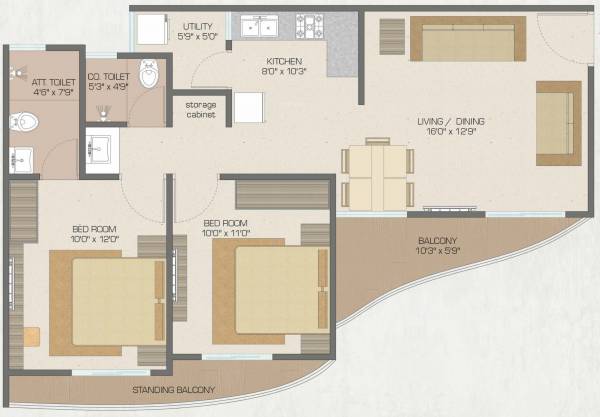  pushp-heights-ii Floor Plan Floor Plan