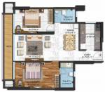 floorPlan of Adani Western Heights