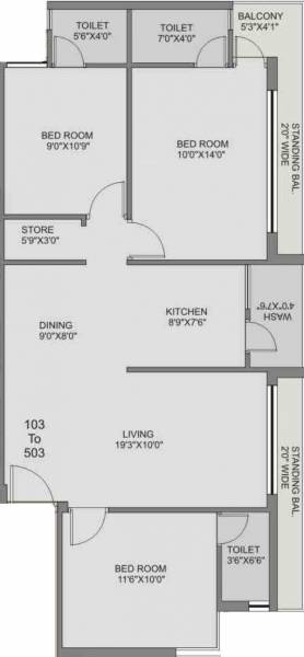 floorPlan of Shanti Structure Shantivan