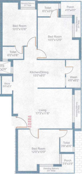 floorPlan of Somnath Siddhi Silver