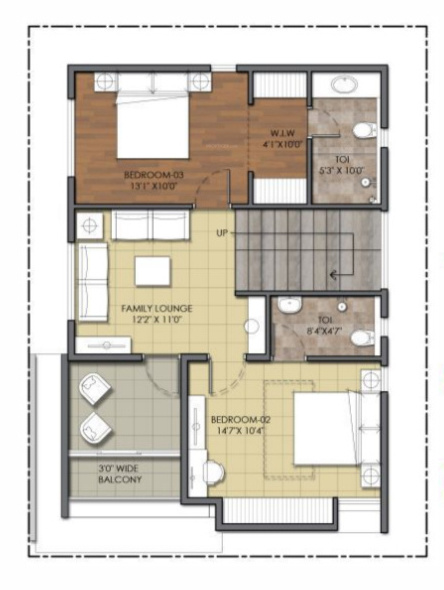  coco villa phase 2 Floor Plan First Floor Plan