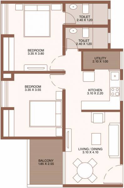 floorPlan of Gandhi Bafna Ayaan A Wing