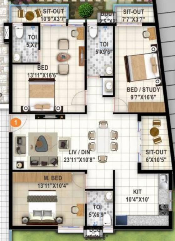 Floor Plan shilpitha royal oak Floor Plan Floor Plan