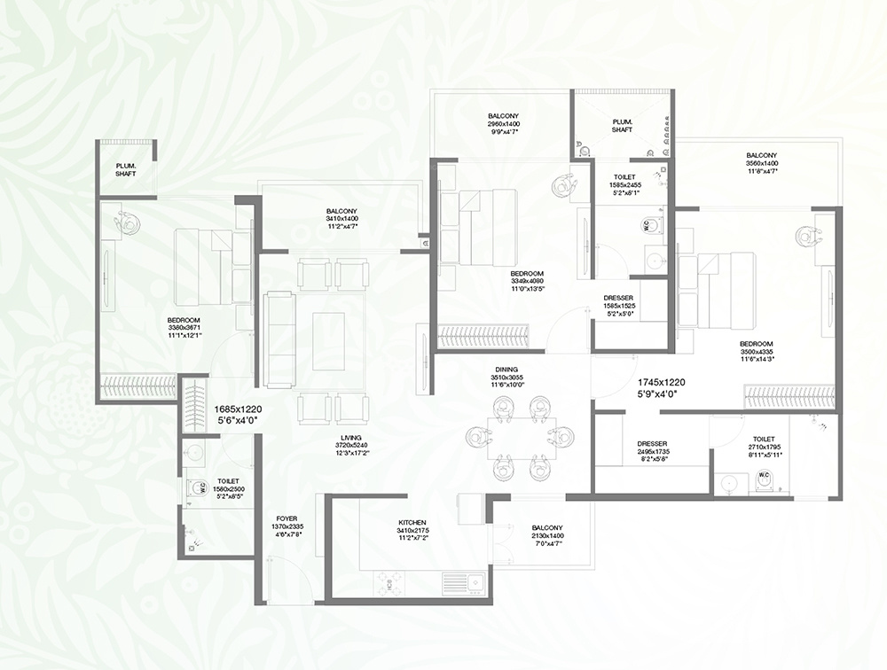  palm retreat 2 Floor Plan Floor Plan