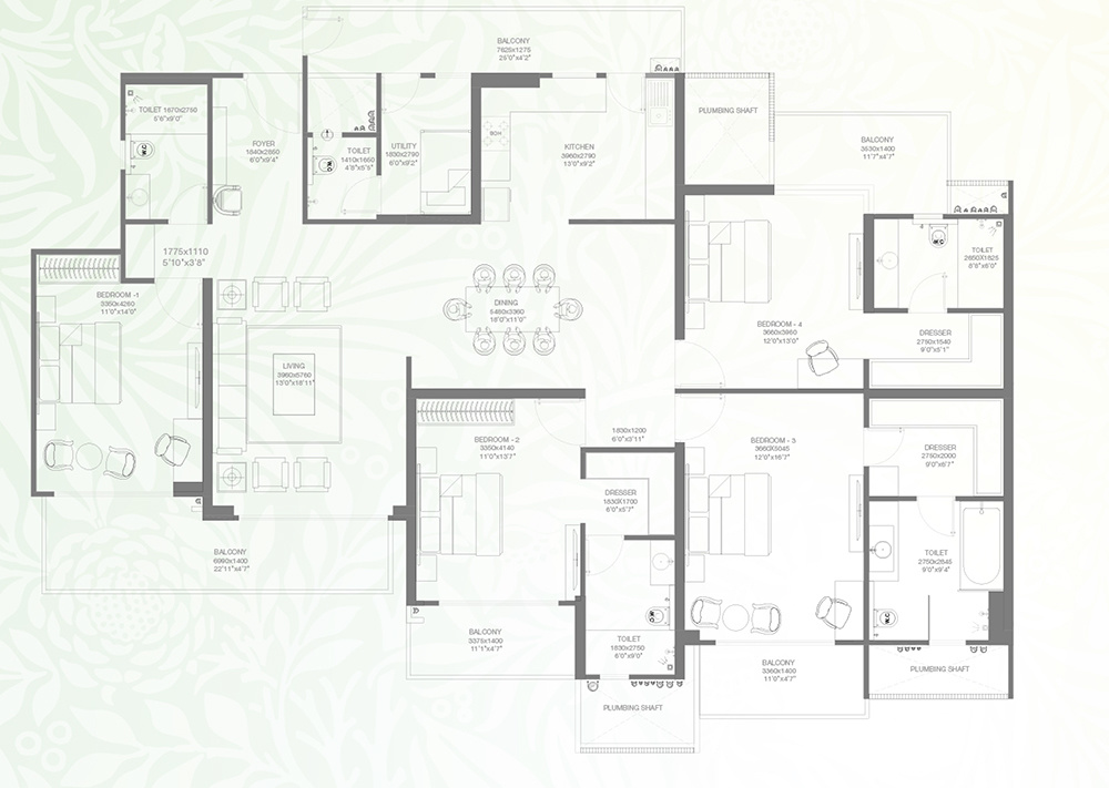  palm retreat 2 Floor Plan Floor Plan