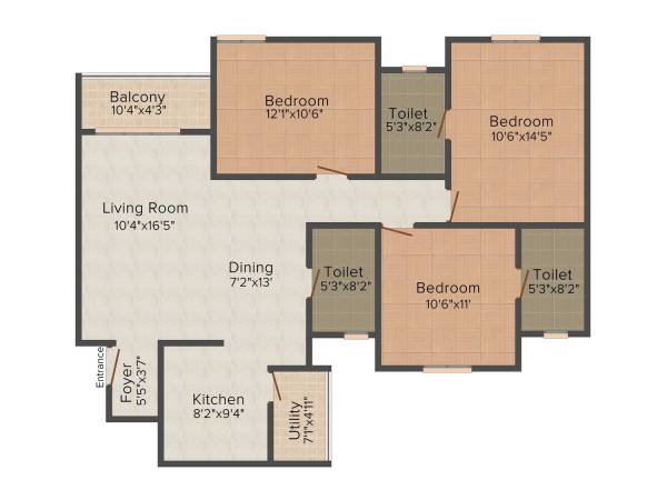 floorPlan of Bren Avalon