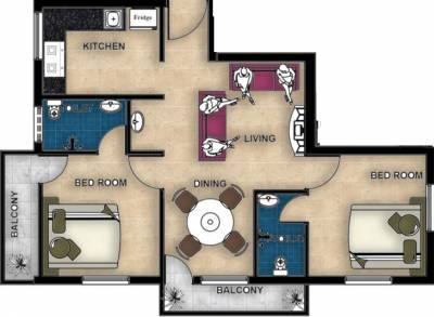 floorPlan of Sri Hari Achyutam