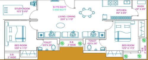 floorPlan of Dharti Navtan