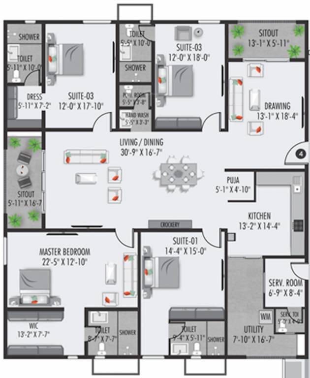 the classe Floor Plan Floor Plan