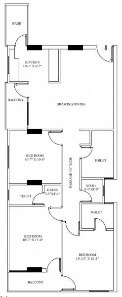 floorPlan of Rajendra Kanakmani