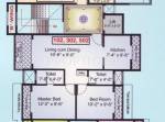 Shree Residency (2BHK+2T (1,020 sq ft) 1020 sq ft)