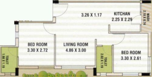 floorPlan of Shree JK Sagar Gold