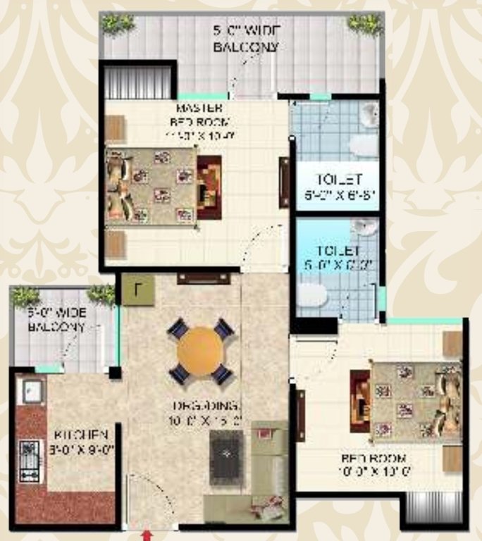 blossom Floor Plan Floor Plan