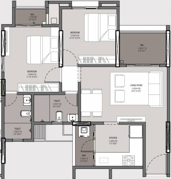 floorPlan of Rachana Eternia