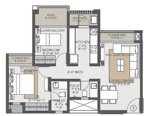  amavi-303-phase-3 Floor Plan Floor Plan