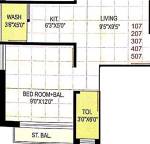 floorPlan of Vidisha City Platinum