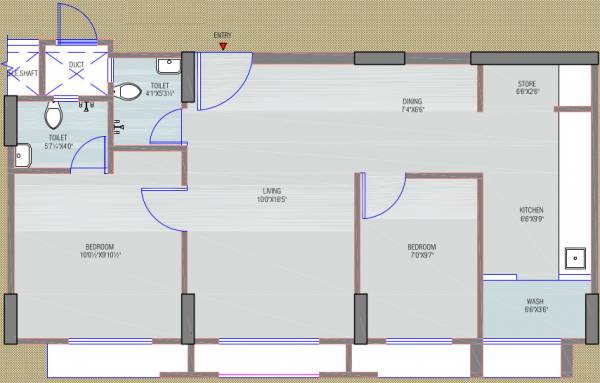 floorPlan of Surya Kiran Aakash Homes