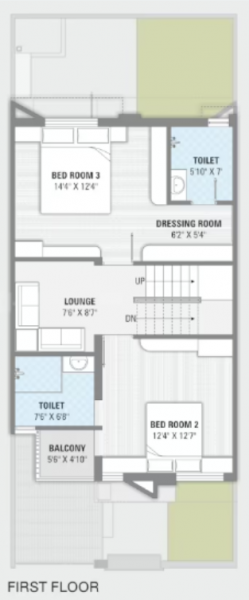  villas Floor Plan First Floor Plan
