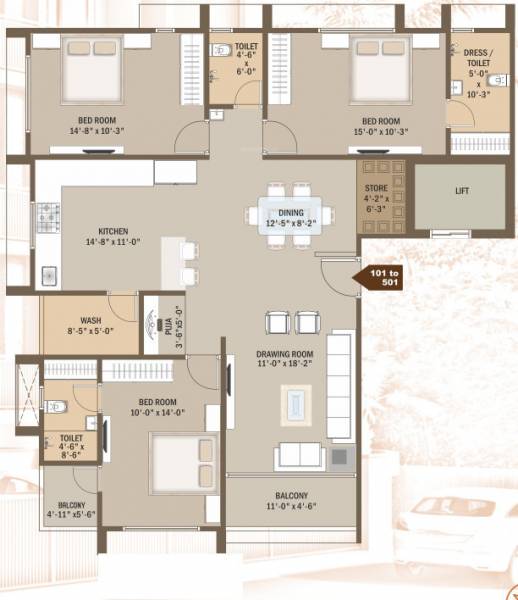 floorPlan of Shivam Bhagirath